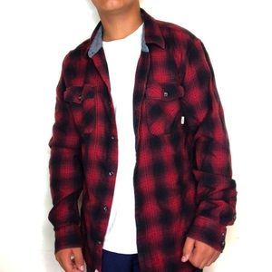 Vans plaid button down